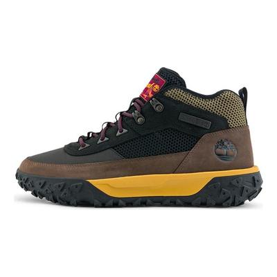 Greenstride Motion 6 Scarpe da Trekking Comode Versatili Antiscivolo Mid-Top Uomo Scarpe da Trekking Nero Marrone A6CW1-EJC