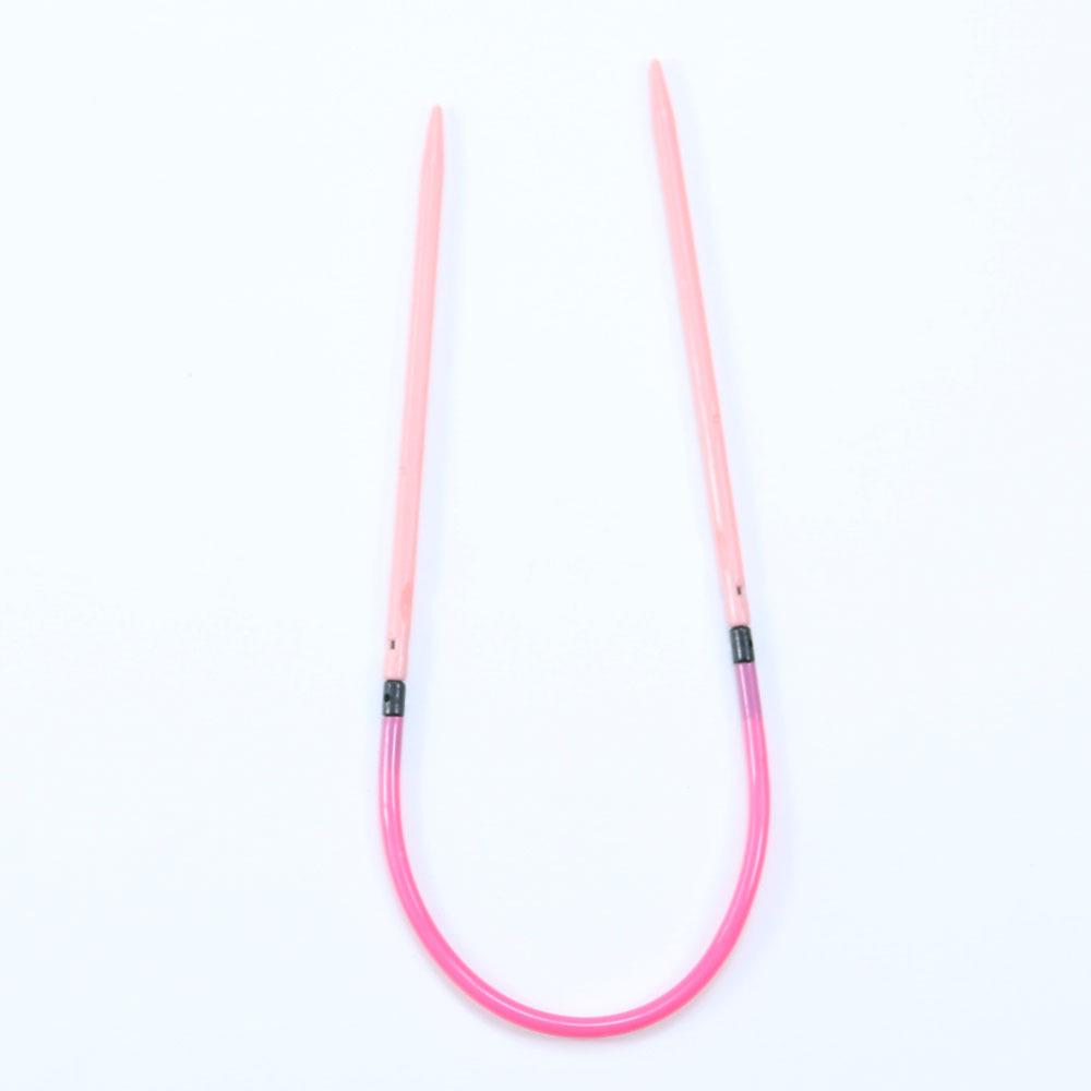 Interchangeable ABS Plastic Circular Knitting Needles Set - 10 Pairs