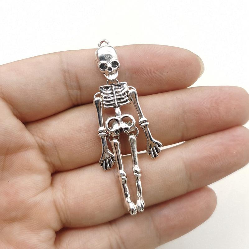 

Retro Skeleton Pendant: DIY Alloy Halloween Jewelry Accessory