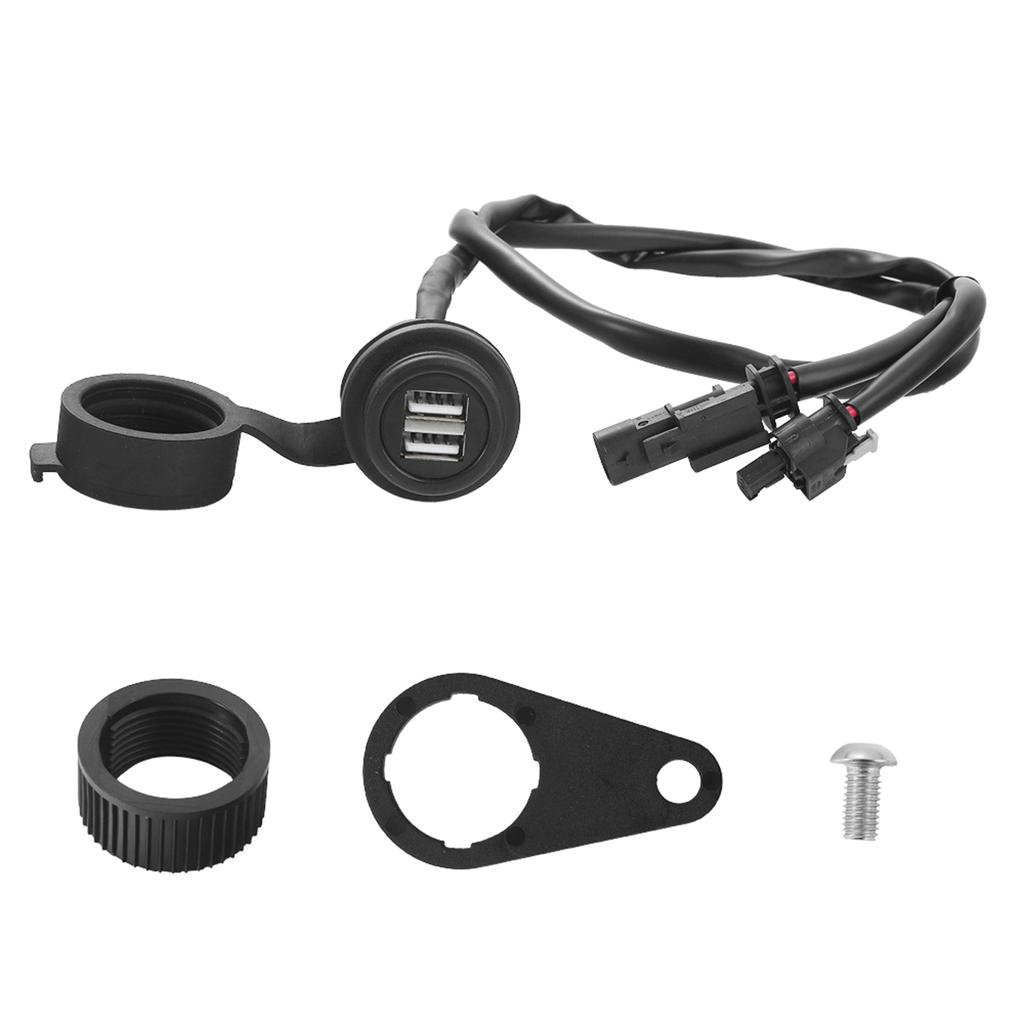 Motorcycles Phone Charger Twin USB Adapter with Waterproof Cover USB Charger for R1200GS R1250GS F700GS