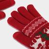 Trendy Red Hat Scarf Gloves Set for Christmas Celebrations Christmas Gifts
