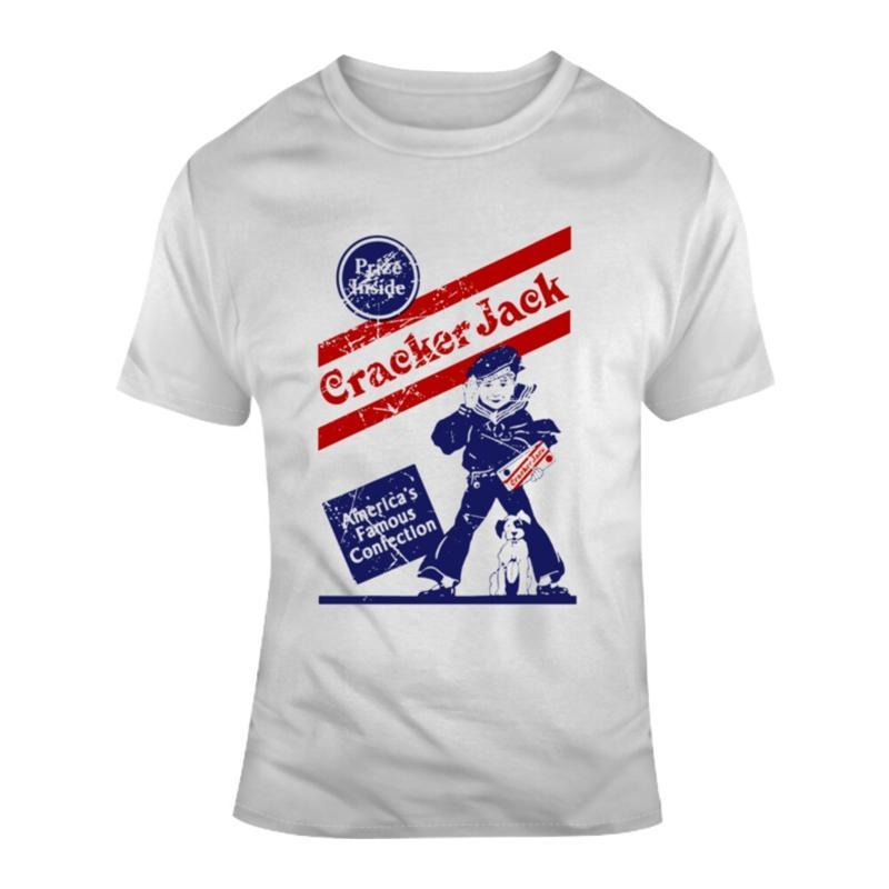 Retro Cracker Jack Advertiseunisext Distressed T Shirt