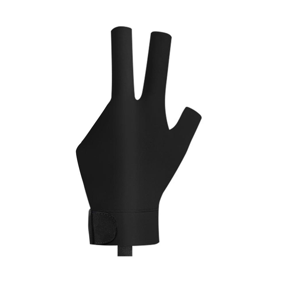 

Non Slip Three Fingers Glove Left Hand Billiard Training Gloves Billiard Accessories чёрный