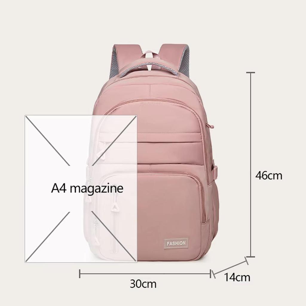 Zaino Leggero di Grande Capacità con Protezione per la Schiena e Tasca per Laptop per College, Viaggi, Sport