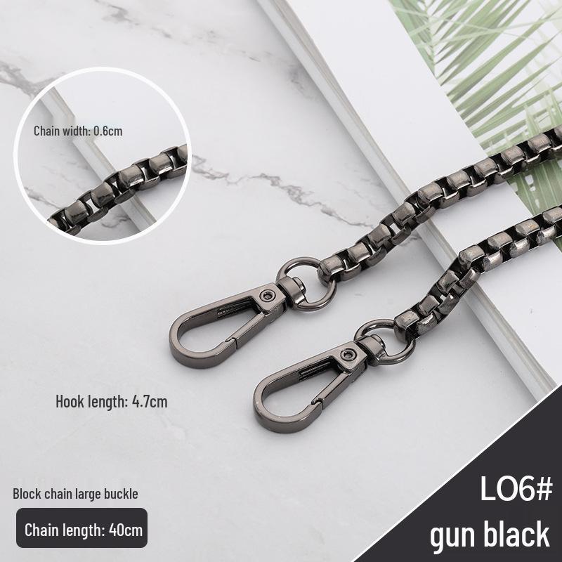 

Металлические цепочки для сумок премиум-класса в разных стилях - Продаются отдельно 110CM