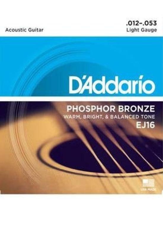 

D Addario EJ16 Фосфорная бронза светлая(12-53) Струны для акустической гитары D Addario EJ-16 []