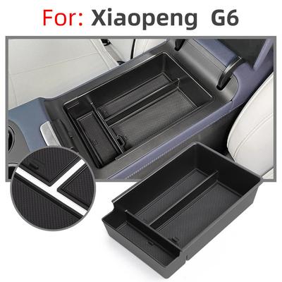 Aufbewahrungsbox für Armlehne für Xiaopeng Xpeng G6 Auto Mittelkonsolen-Organizer Behälter Verstauen Aufräumen ABS Innenraumablage Zubehör