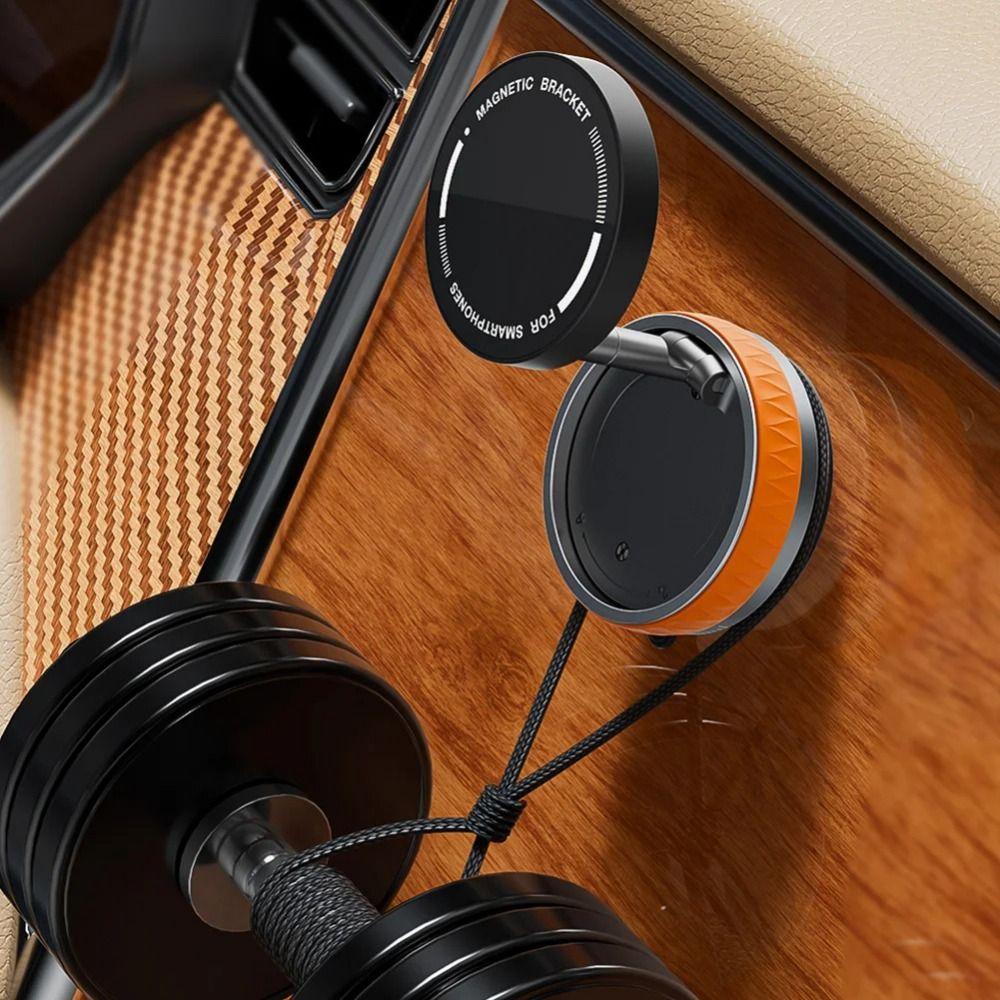 Dual 180° Adjustable Angles Vacuum Suction Phone Holder Folding Vacuum Suction Stand  Automobile