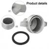 Aluminum Water Pump Fitting with Rubber Gasket for Enhanced Performance