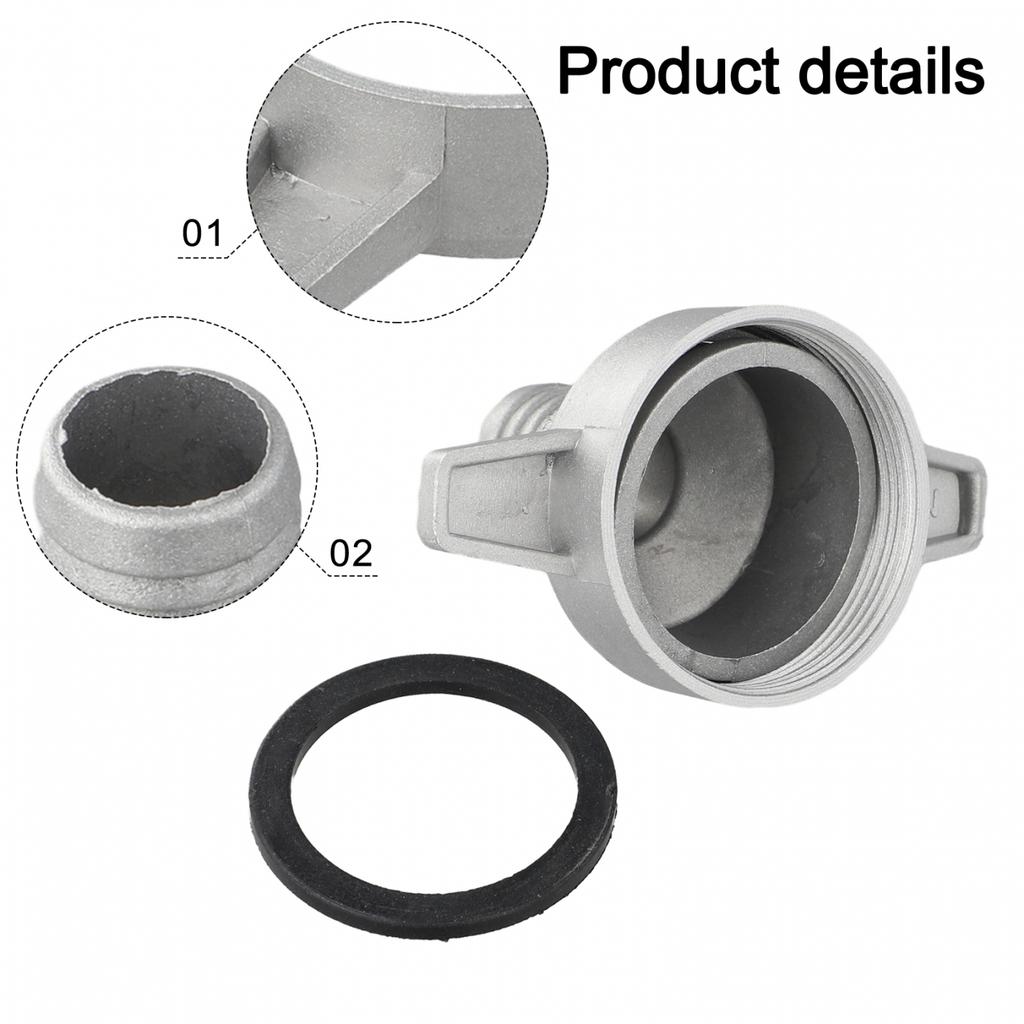 Aluminum Water Pump Fitting with Rubber Gasket for Enhanced Performance
