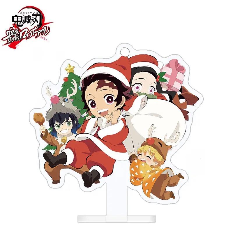 Animation Demon Slayer: Kimetsu no Yaiba peripheral human figure stand Nezuko Butterfly Ninja desktop Xmas present ornaments