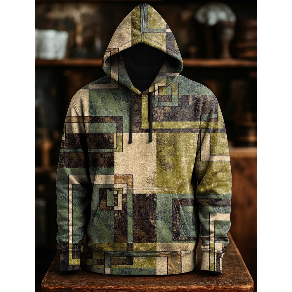 Xiaowan Lente Mannen Hoodies Meerkleurig Art Nation Print Hoodie Boho Casual Sweatshirts Pullovers Streetwear Dameskleding XXL