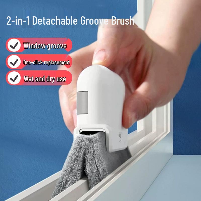 2-in-1 Multi-functional Detachable Window Crevice Brush