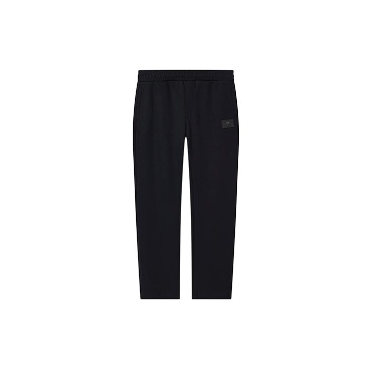 FILA Knitted Sweatpants Men's Legend Blue Moderate Straight Fit Pants F11M211601FNV