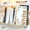 6PCS Retractable Gel Ink Pen Set Smooth Writing 0.5mm Fine Point Stainproof Quick-Drying Ink Gel Pens Portable ST Pen Gifts