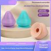 Adsorption Type Silicone Fascia Massage Ball Portable Massage Cone for Plantar Lumbar Back Shoulder Travel Workout Use