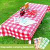 5pcs Disposable Waterproof Oil Proof Tablecloth Convenient For Outdoor Camping Thick Picnic Cushion Ring Protective Table Cloth