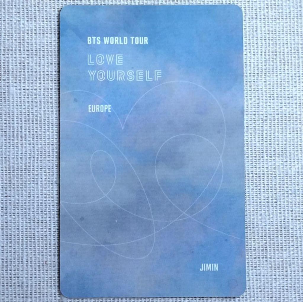 [USED] BTS LYS EUROPE DVD JIMIN Trading Card