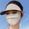 UV ochrana Ice Silk Mask Prachotěsný UV ochranný závoj Tenký opalovací krém na obličej Unisex