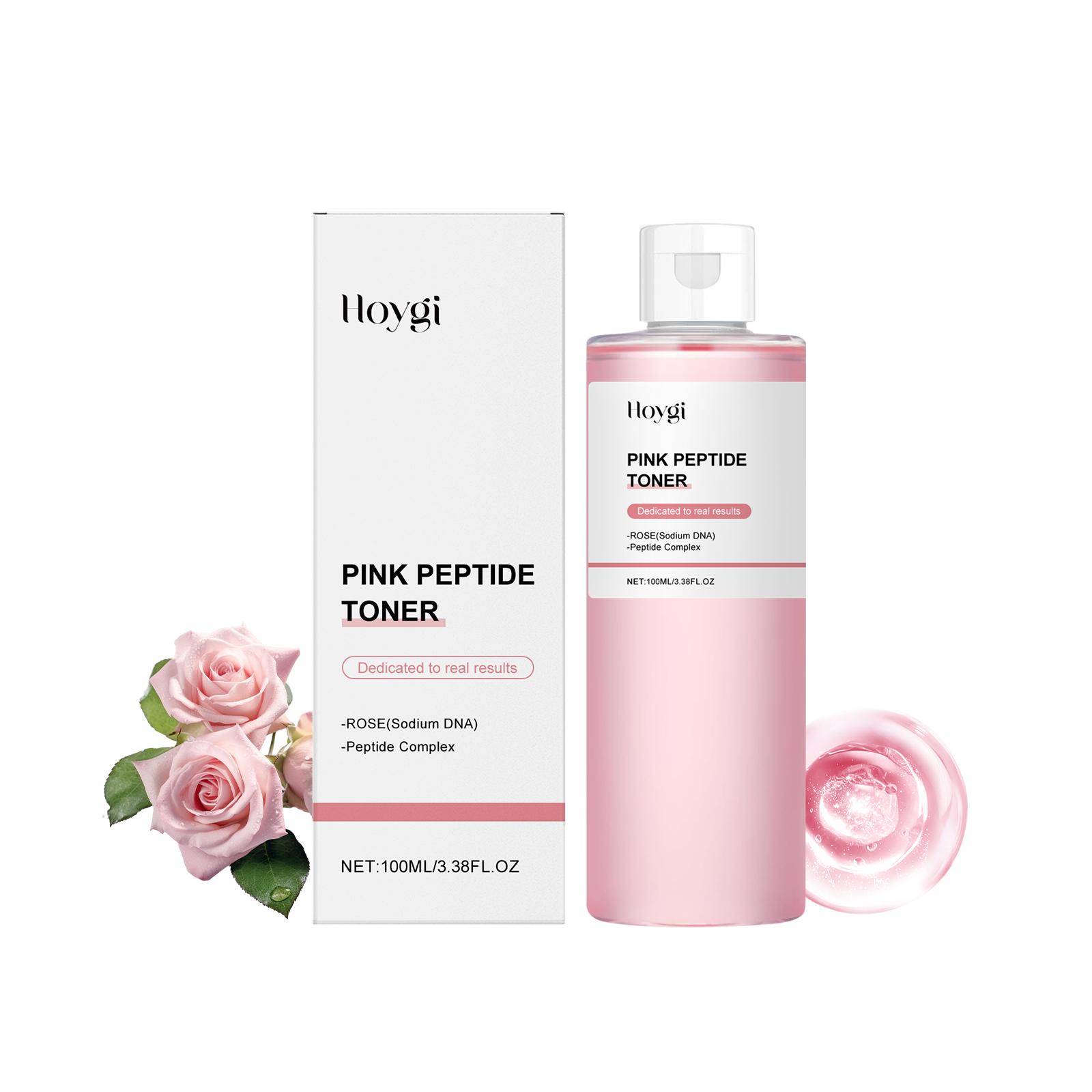 Hoygi Rose Extract Facial Toner Daily Cleansing Moisturizing Lotion Nourishes and Soothes Delicate Skin Lotion 100ml