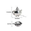 Stainless Steel Tea Infuser Fine Mesh Spice Filter Tea Strainer  Loose Leaf Brewing