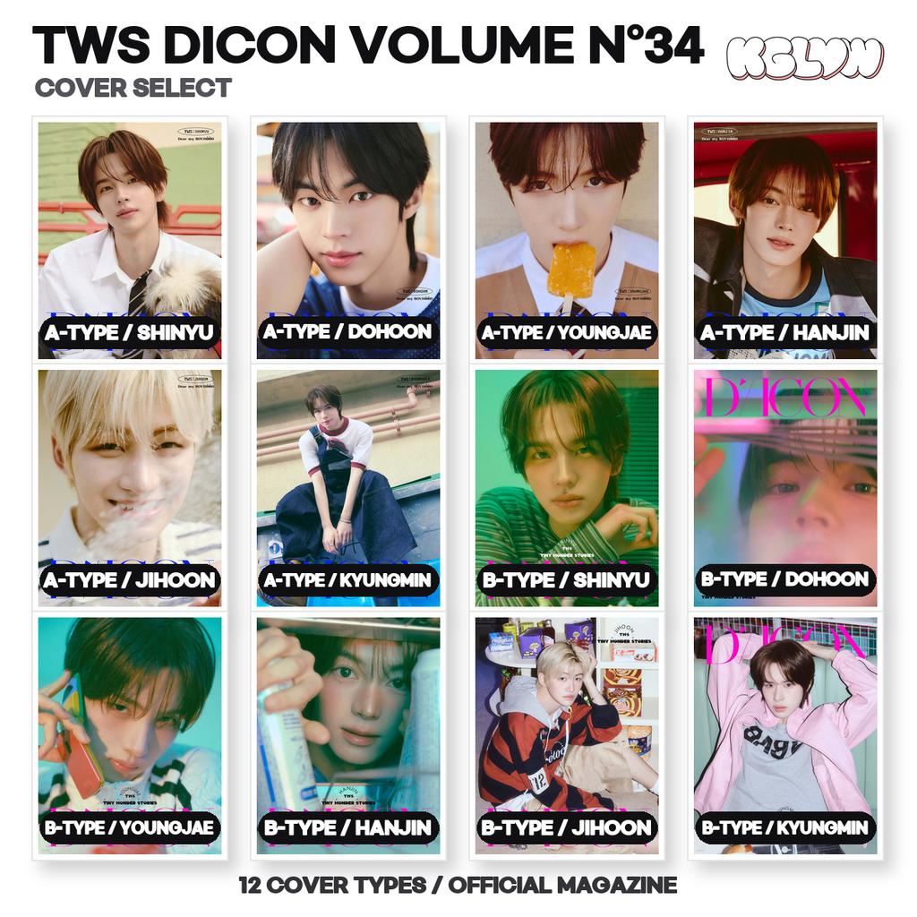 [Pre-order] TWS DICON VOLUME N34 DEAR MY BOYHOOD / TINY WONDER STORIES A-TYPE / B-TYPE Version Select Official K-POP Magazine