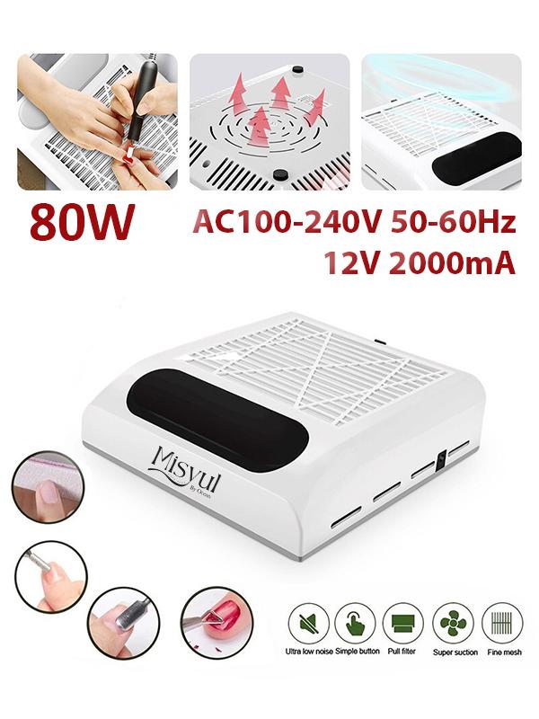 

Пылесборник для ногтей, устройство для сбора пыли для протезов и маникюра белый