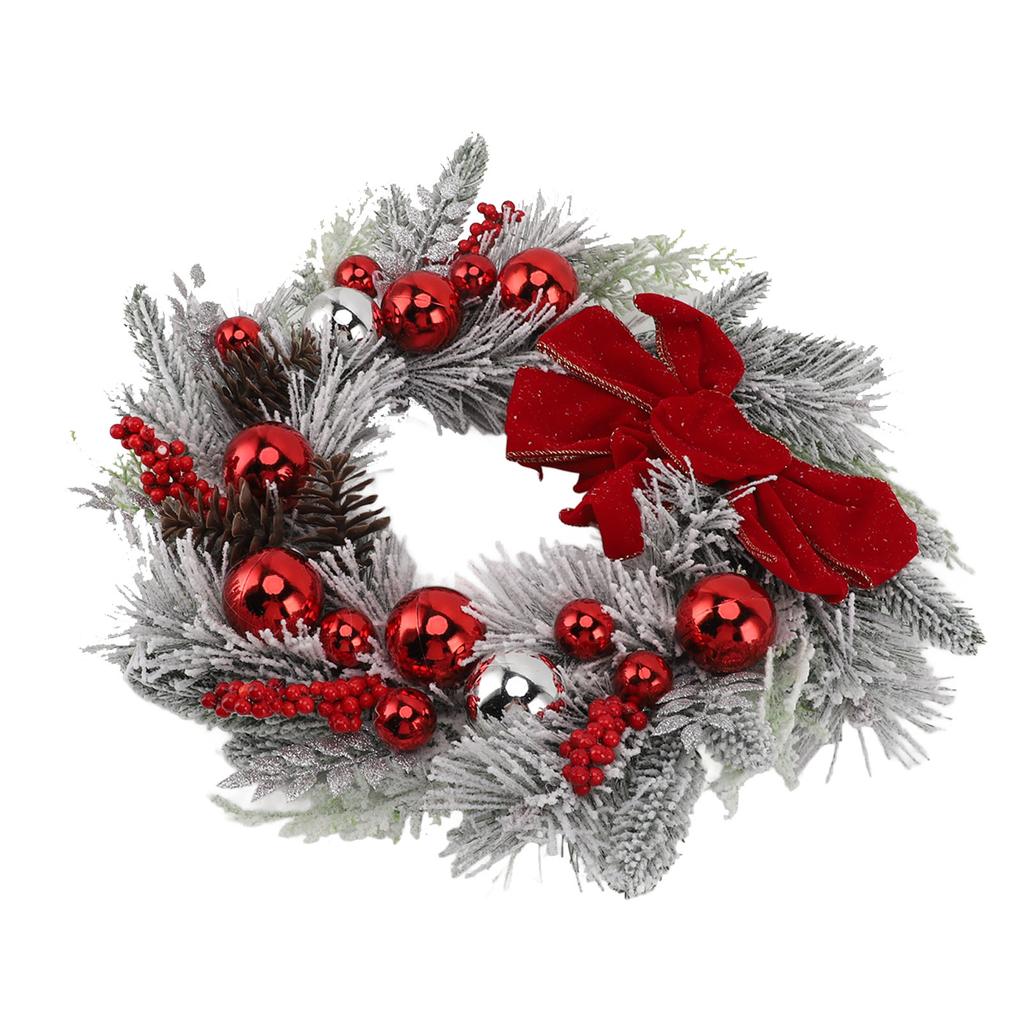 45CM 18 Inch Decorațiuni Coroană de Crăciun Coroană de Crăciun Artificială pentru Ușă Perete Masă