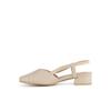 VAINER Beige Women S Slingback C130a0v18d