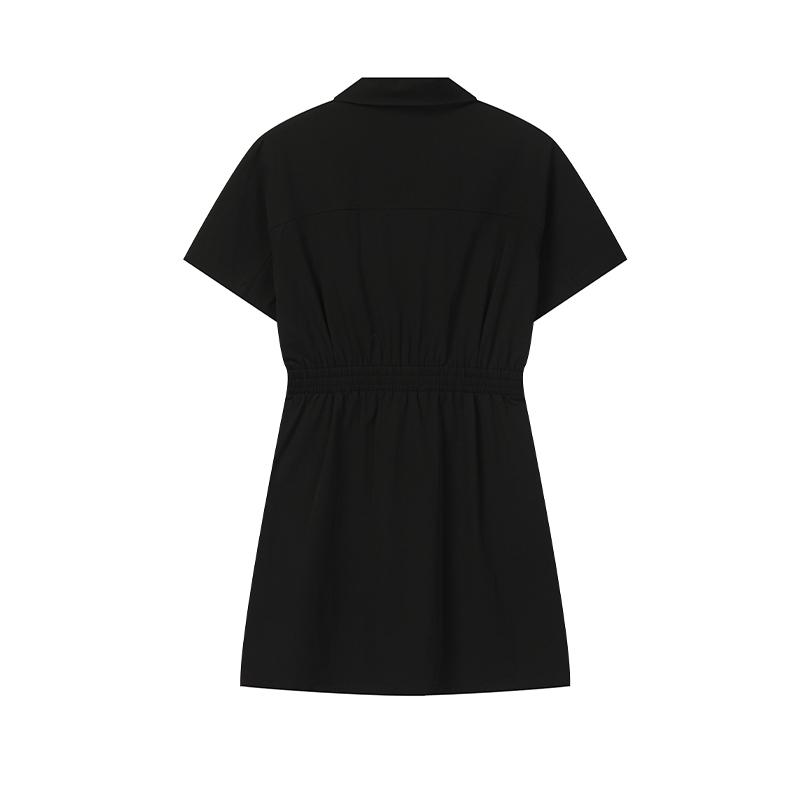 FILA Original Cool Touch Simple Short Sleeve Dress Women dresses F51W639304FBK