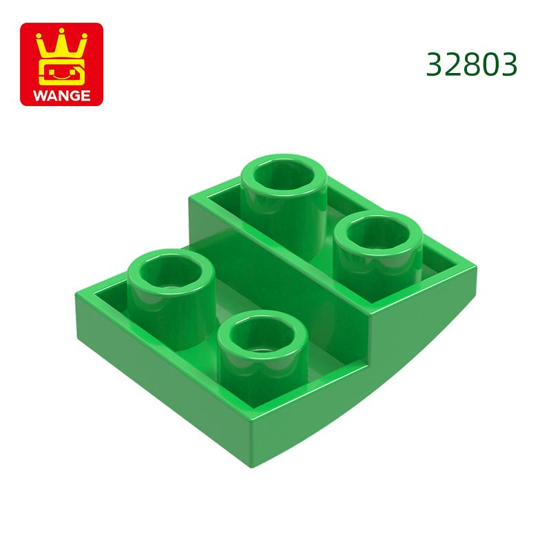 150Pcs/lot 32803 Slope Curved 2x2x2/3 Construction Block Moc Colour Accessories Works With featuring Brick DO IT YOURSELF Children's Toy