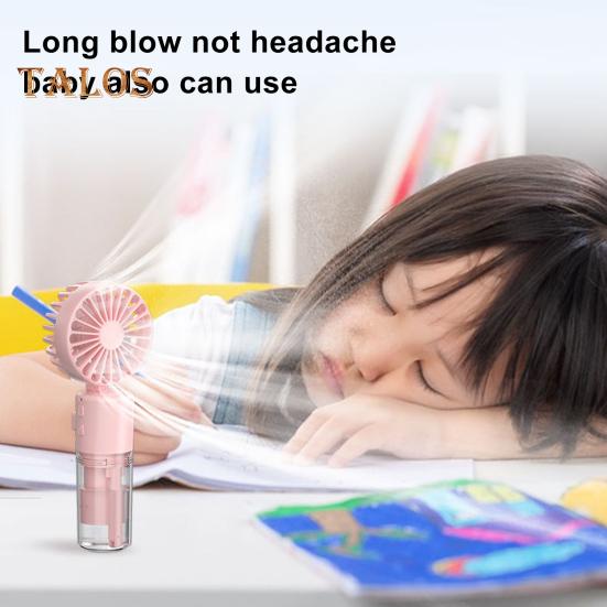 

Ручной вентилятор для запотевания Портативный мини-вентилятор 2-в-1 с водяным распылением Перезаряжаемая батарея емкостью 800 мАч 4 скорости шейный вентилятор Настольный вентилятор для домашнего офиса, путешествий A чёрный