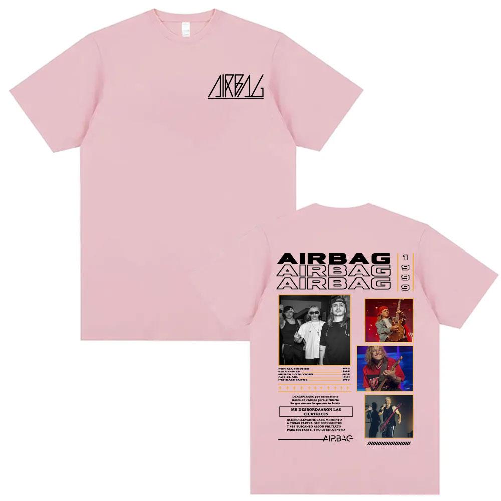 Airbag Anarquia En Buenos Aires Album Tour T Shirts Mens Clothing Harajuku Hip Hop Summer Shirt Cotton Casual Oversized T Shirt