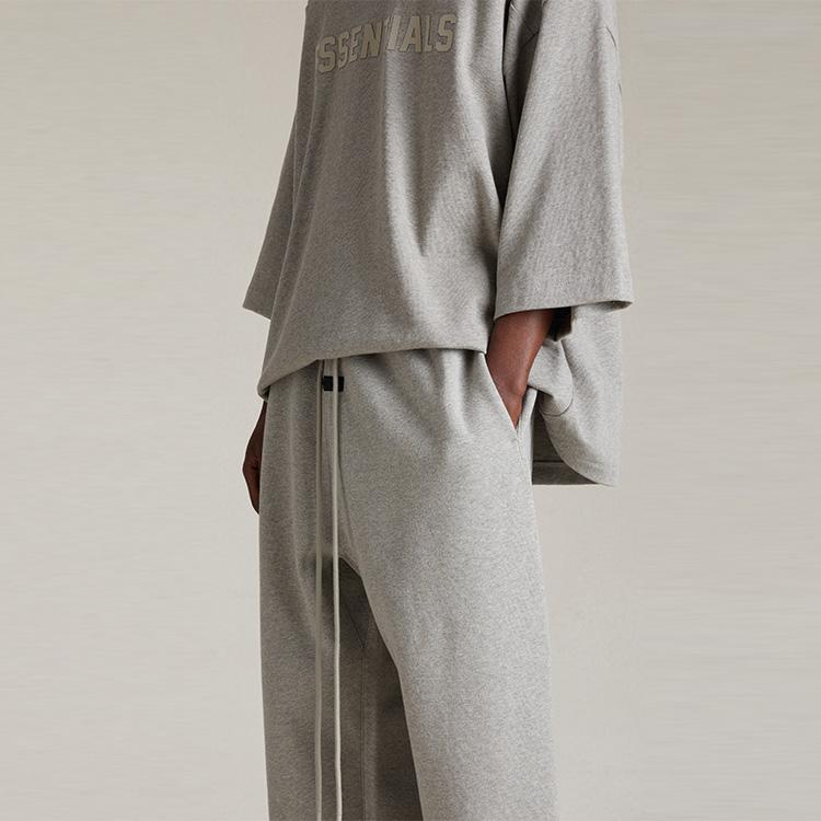 Fear of God Essentials Joggebukse Mørk Melert Havregryn Herre Underdeler Grå 130SP242023F