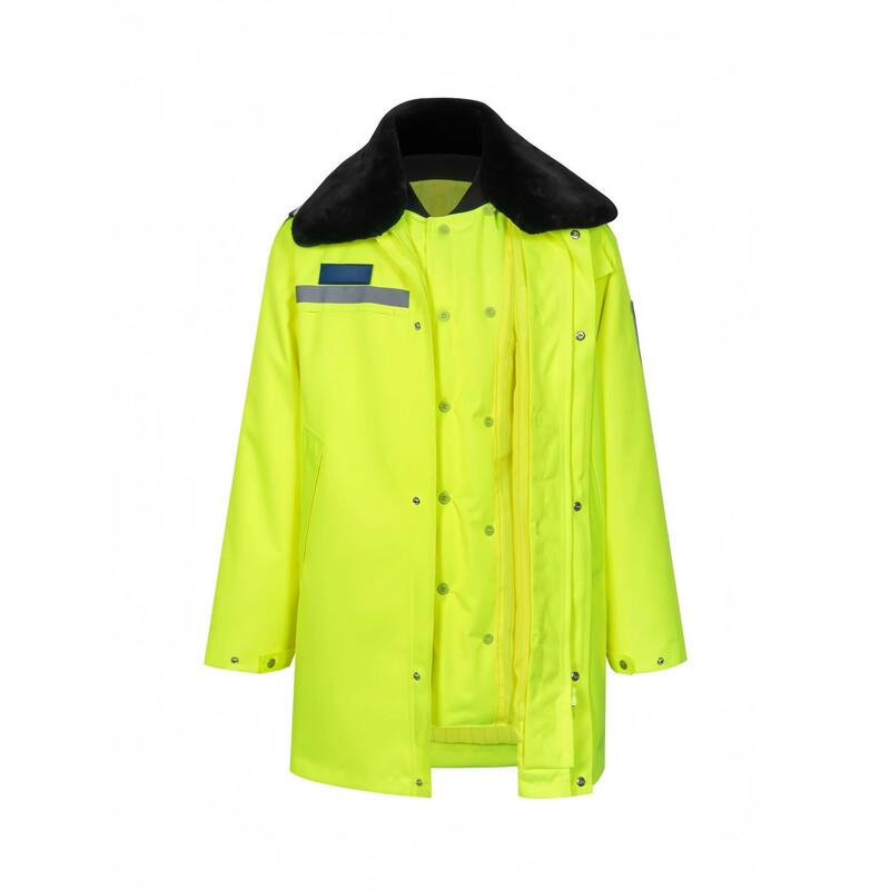 Xun Zhanying Men s 2025 Fluorescent Yellow Winter Duty Coat 185/84-120