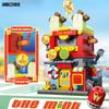 Areax Spongebob Squarepants Building Blocks Street View Series Puzzle Assembly Model Toys Male And Female Birthday Gifts