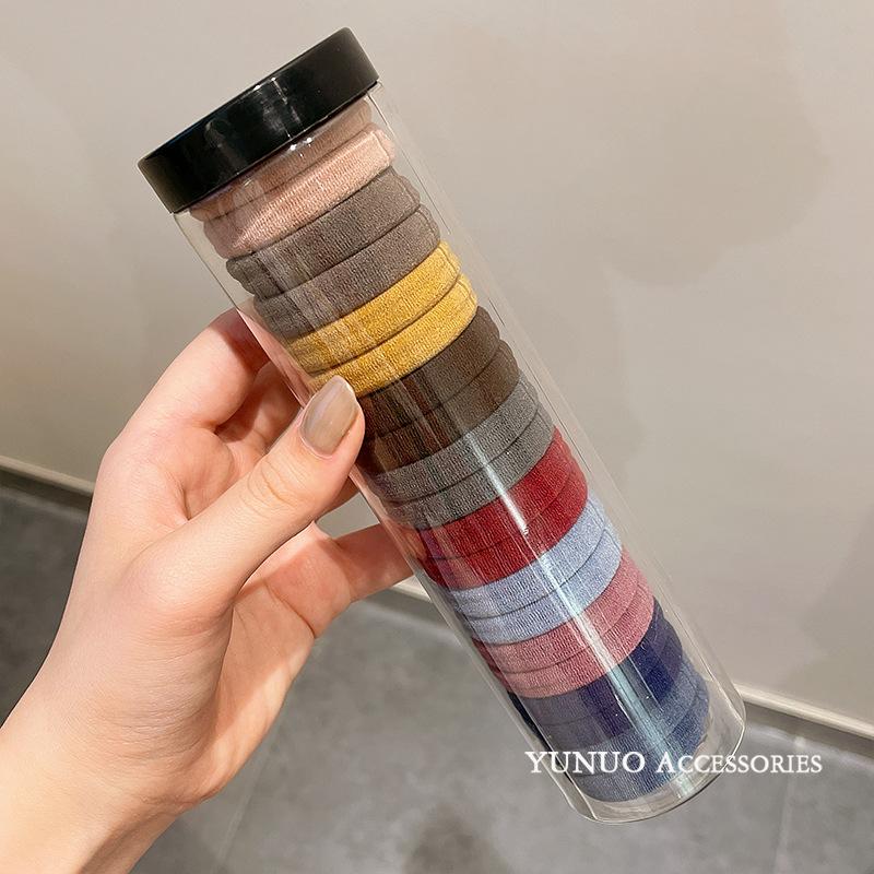 

20 Canned High-elasticity Hair Ties, Seamless Rubber Bands, Women s Hair Ties, No Hair Damage, No Hair Band or Hair Tie