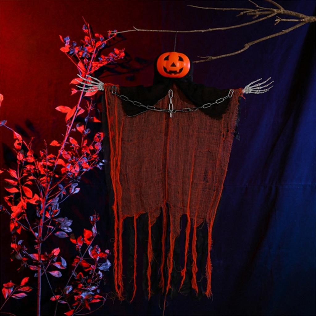 Hanging Grim Reapers Halloween Decorations Horror Pupmkin  Skeleton Hanger Scary Hanging Ghosts Props For Indoor Outdoor