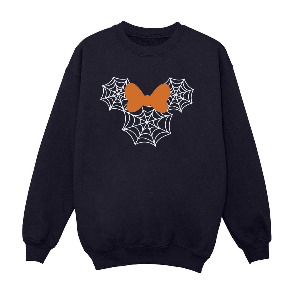 Disney Boys Minnie Mouse Spider Web Head Sweatshirt