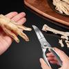 Curved Tip Chicken Claw Deboning Forcep 304 Stainless Steel Chicken Bone Scissors  Poultry