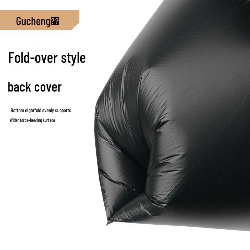 GUCHENG Heavy-Duty Black Vest-Style Trash Bags