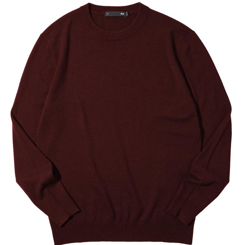 HLA Men's Autumn Pure Wool Dragon Collection Knit Sweater