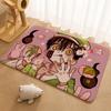 Animation Toilet-bound Hanako-kun Floor Mat Floor Mat Soft Flannel Non-Slip Door  Rug for Living Room