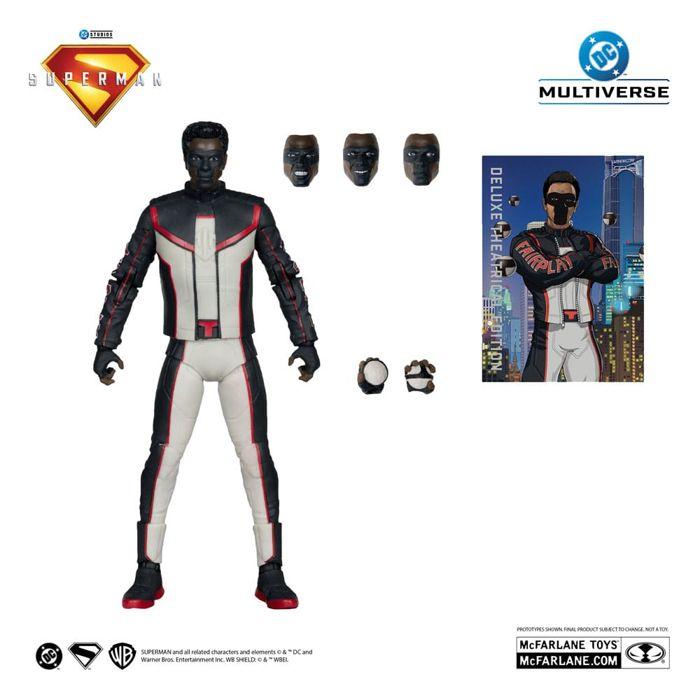 McFarlane Toys - Superman (2025) DC Multiverse - Figurine Deluxe Theatrical Edition Mr. Terrific (Red Platinum Edition) 18 cm