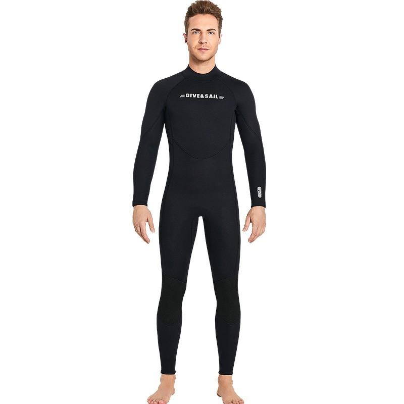 Diving Suit 3MM One-piece Long-sleeved Cold-proof Sailing Boat Deep Surfing Swimming Warm