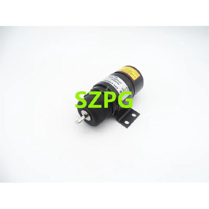 053400-0745 12V Fuel Stop Shutoff Solenoid Valve Suitable for Kato Excavator HD250 HD400 HD800