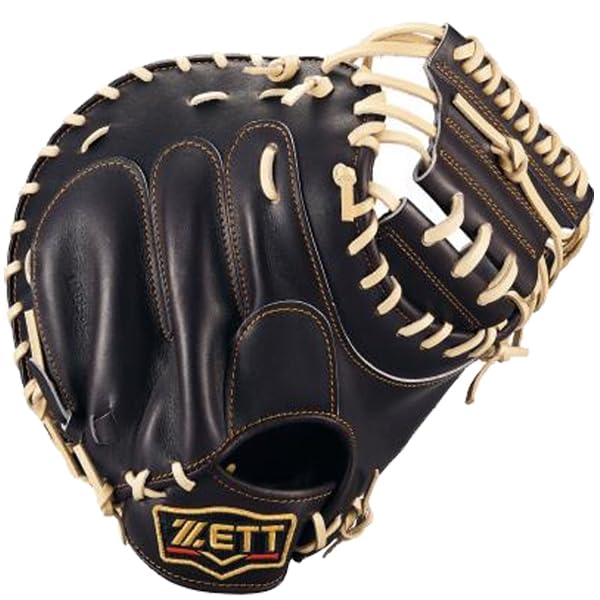 

ZETT Pro Status Hard Baseball B Made in BPROCM830G Catcher s Mitt, Brown/Pastel (3732), Japan,