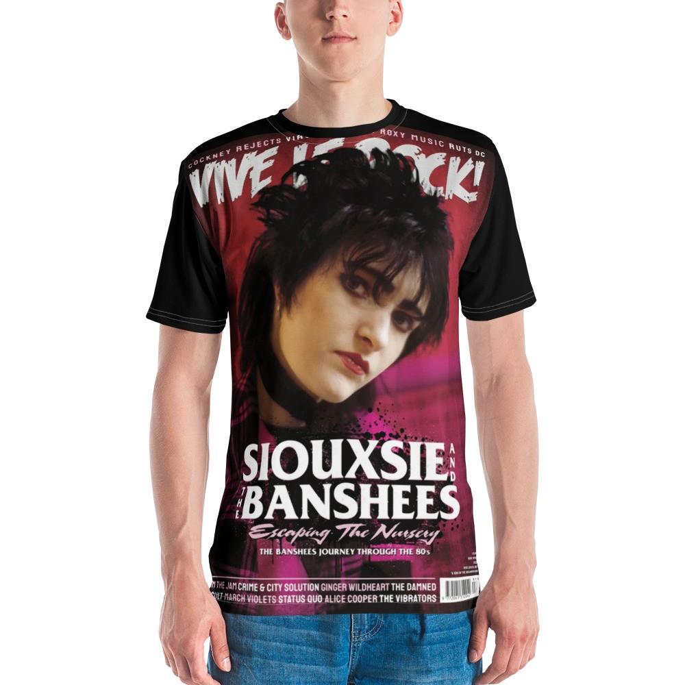 Siouxsie and the Banshees All-Over Print Men s Crew Neck Unisex T-Shirt XXXL