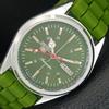 REFURBISHED SEIKO 5 AUTOMATIC 6309A VINTAGE JAPAN MENS GREEN WATCH A442766-1