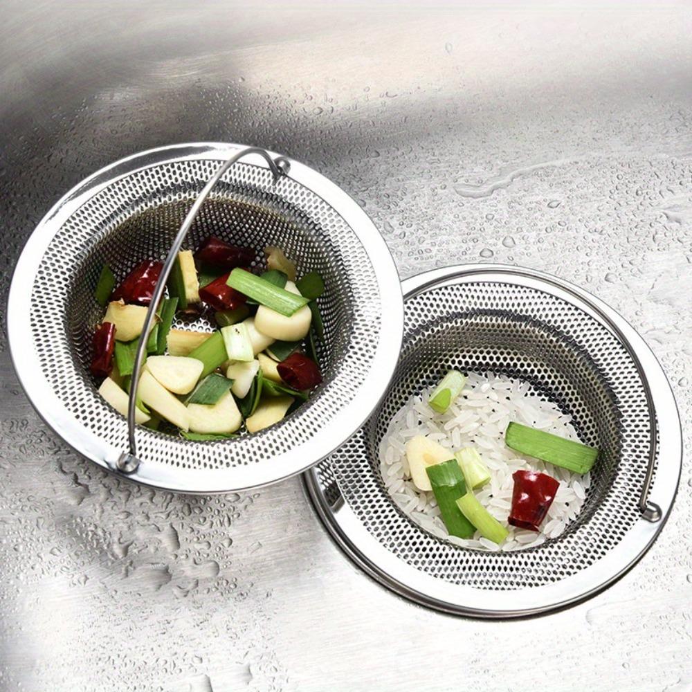 1/2pcs Stainless Steel Sink Filter - Anti Rust and Anti Clogging Mesh Filter, Suitable for Kitchen and Bathroom Sink Filters